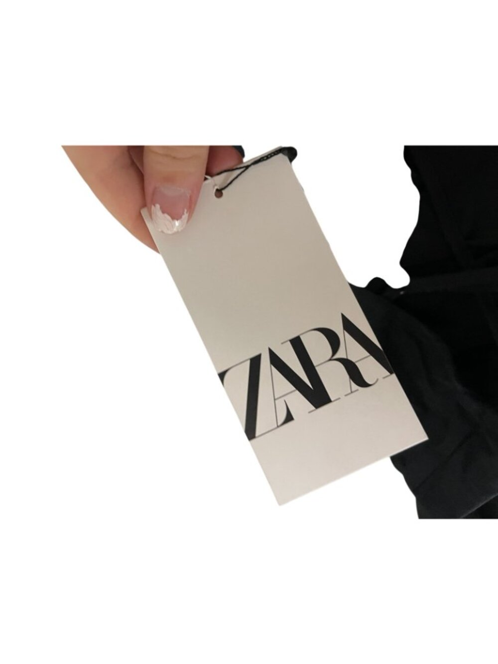 Zara Womens Sundress Dress S Black Cotton Tiered Midi Sleeveless 4772/215 NWT - Picture 5 of 13